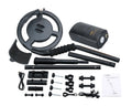 AR944M black underground metal detector with adjustable shaft and search coil for 1.5-metre depth detection