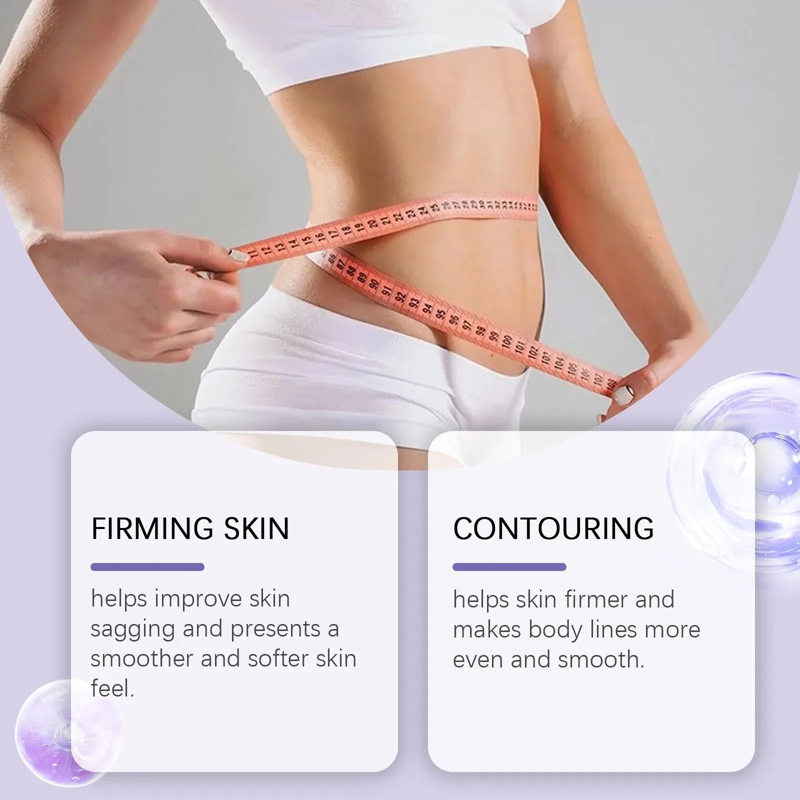 Body shaping lifting and firming cream with collagen for firmer skin