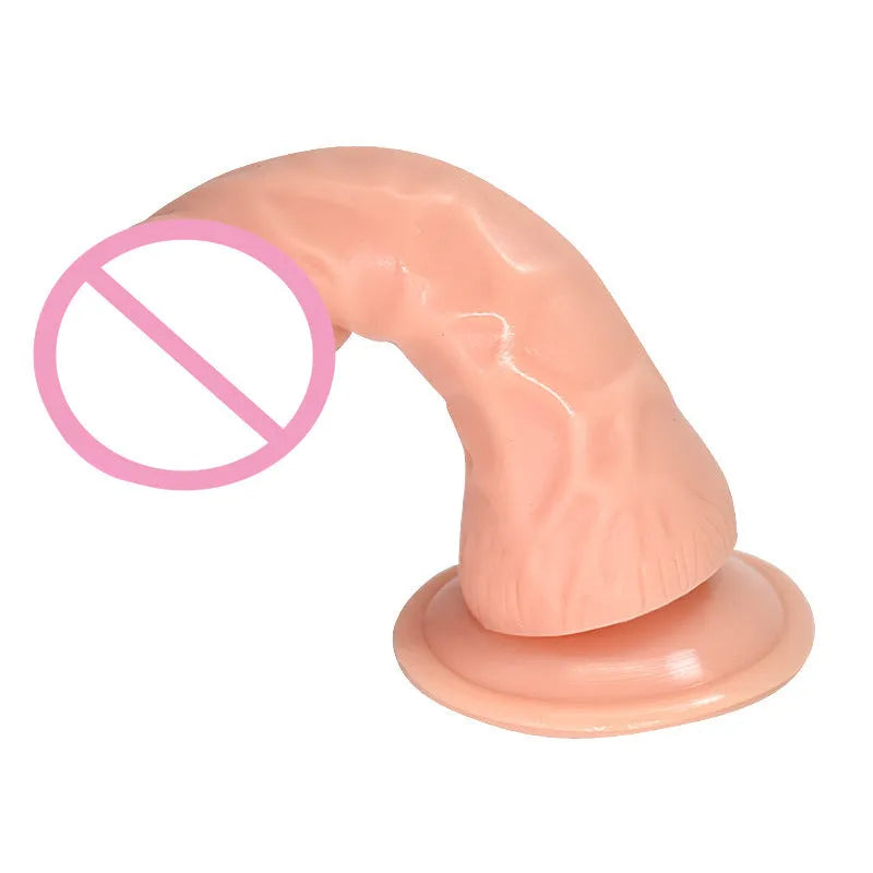 Bullet simulation butt plug for women skin colour PVC anal toy 17.5cm length 3.5cm width