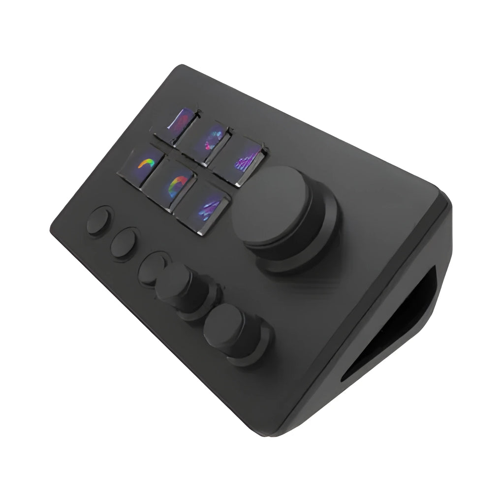Visual Keyboard N3 black silicone keypad with long cable and mounting bracket