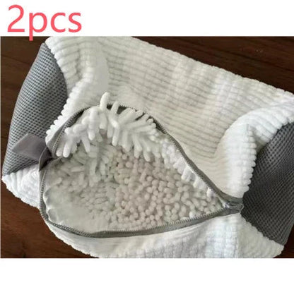 Shoe Cleaner Washing Machine Bag with Chenille Fibers for Gentle, Effective Shoe Cleaning