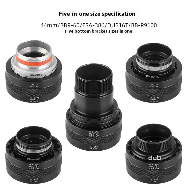 Mountain bike integrated thread BB axle tool aluminium alloy TL-221 in black