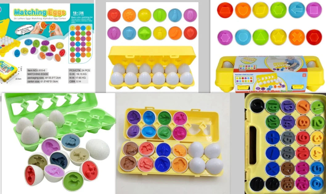 Smart Egg Toy for kids educational shape matching game BPA-free