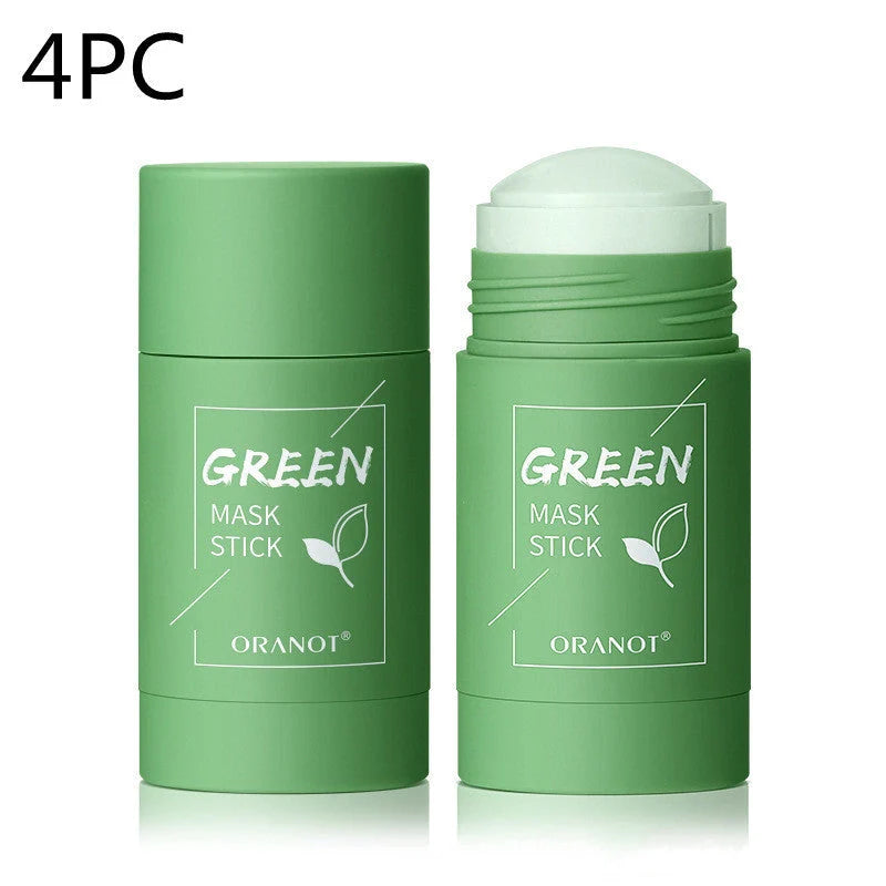 Green Tea Solid Mud Mask for deep cleansing and moisturizing