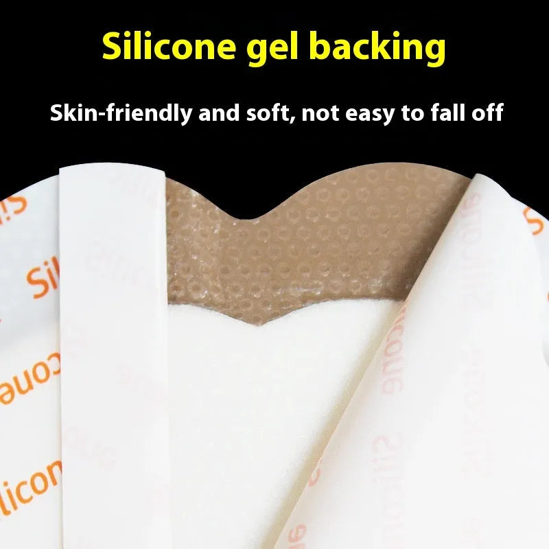 Large skin colour silicone gel foam bedsore sticker dressing for pressure sore prevention