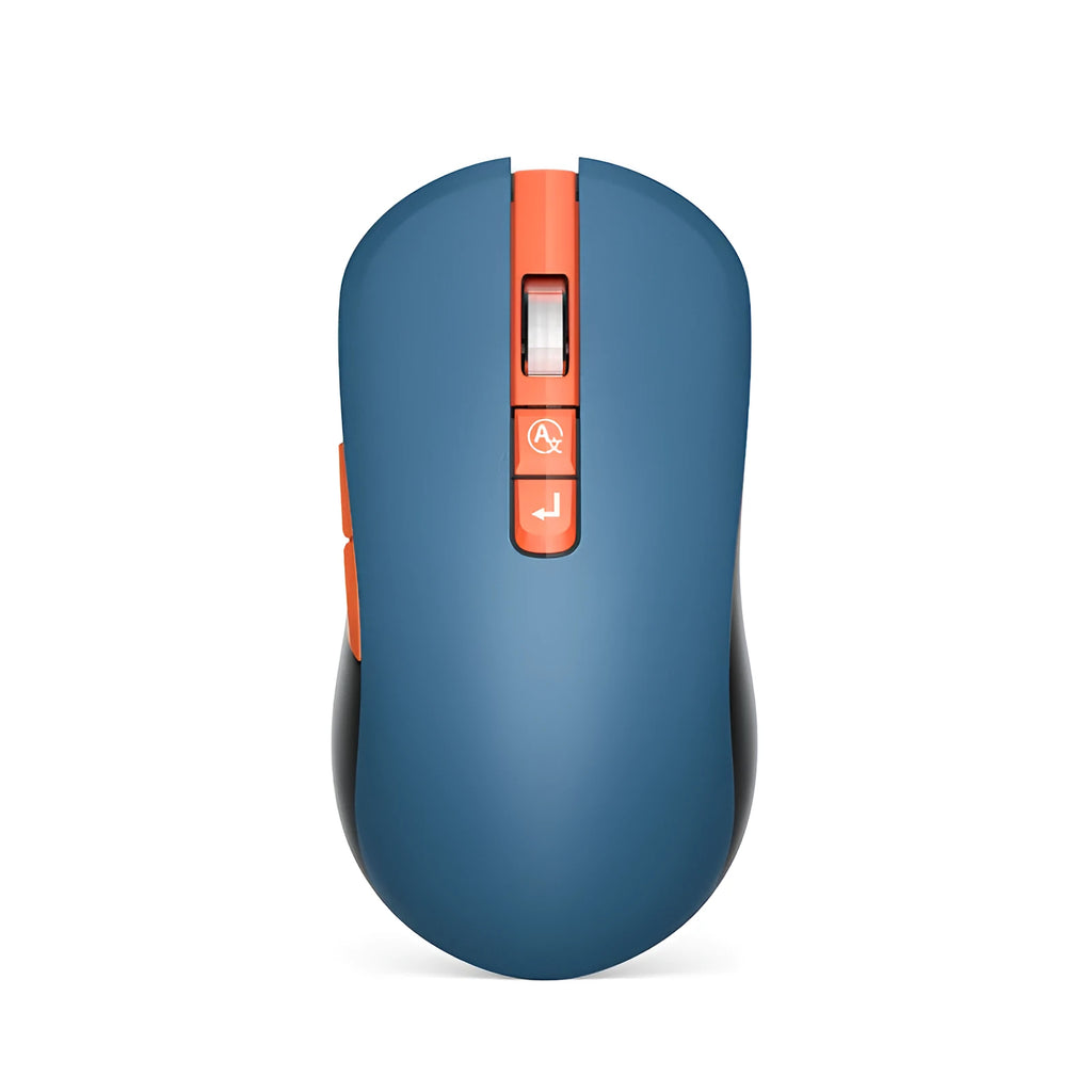 IFLYTEK wireless gaming mouse with voice translation function on a desk.