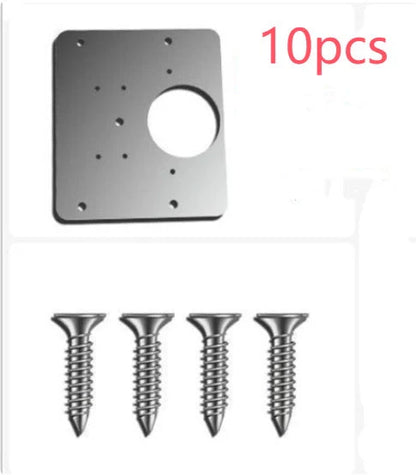Stainless steel hinge repair installation device for furniture frames