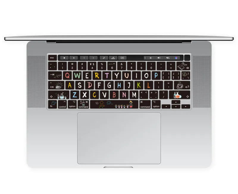 Colourful TPU keyboard protective film for 13.3-inch Apple MacBook Pro Air laptop