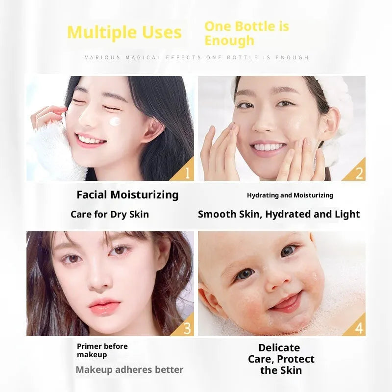 Lanolin Moisturizing Facial Cream in a 90g white jar with blue label