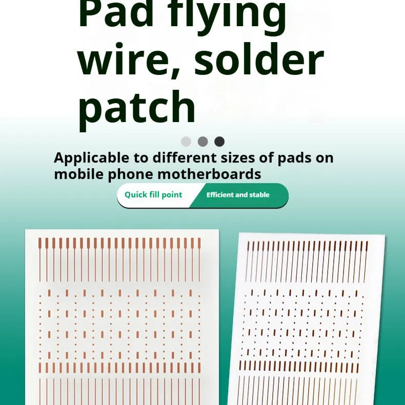 Square red copper patch for mobile phone spot welding repair 28mm length 1mm thickness