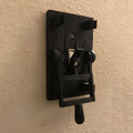 Retro-style decorative light switch plate cover in PLA plastic for single-gang American electrical boxes.