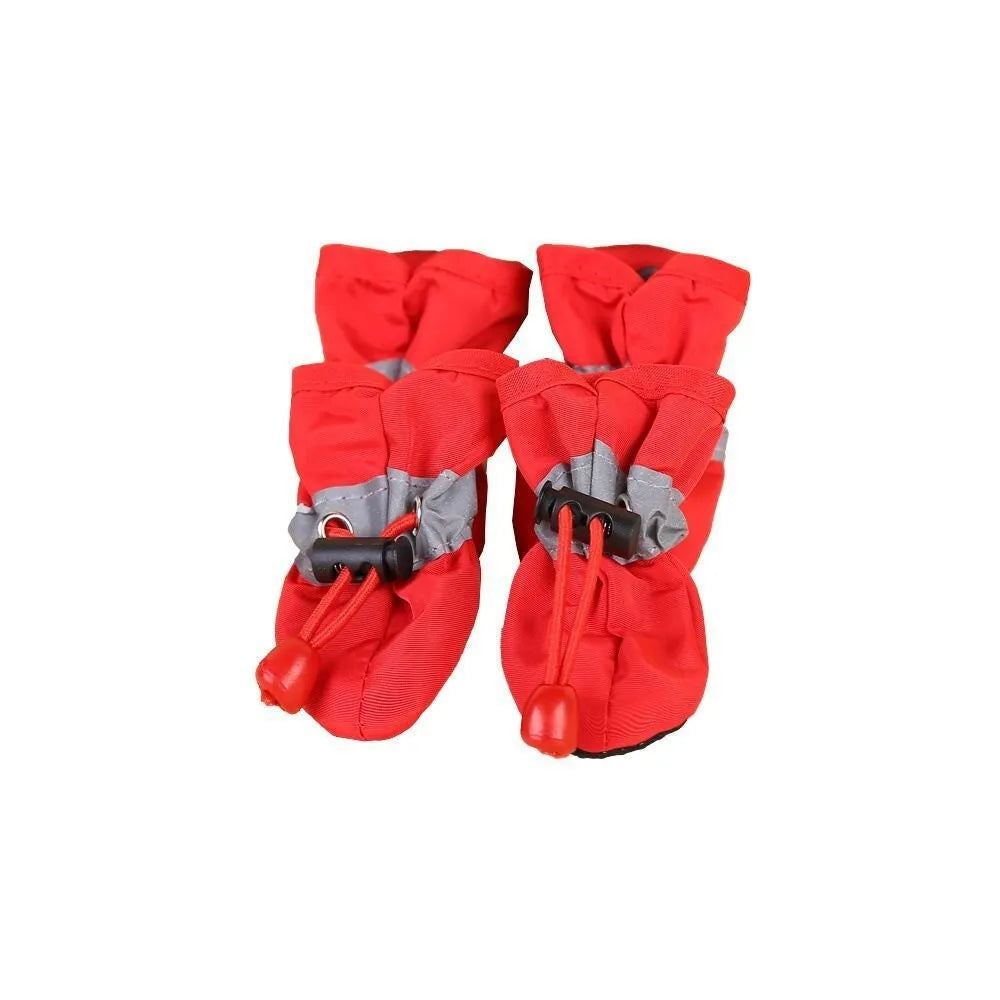 Soft bottom cloth dog shoes in multiple colours with seven size options