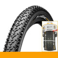 Mountain bike folding outer tyre shown in yellow, with size markings for 27.5x2.2 visible.