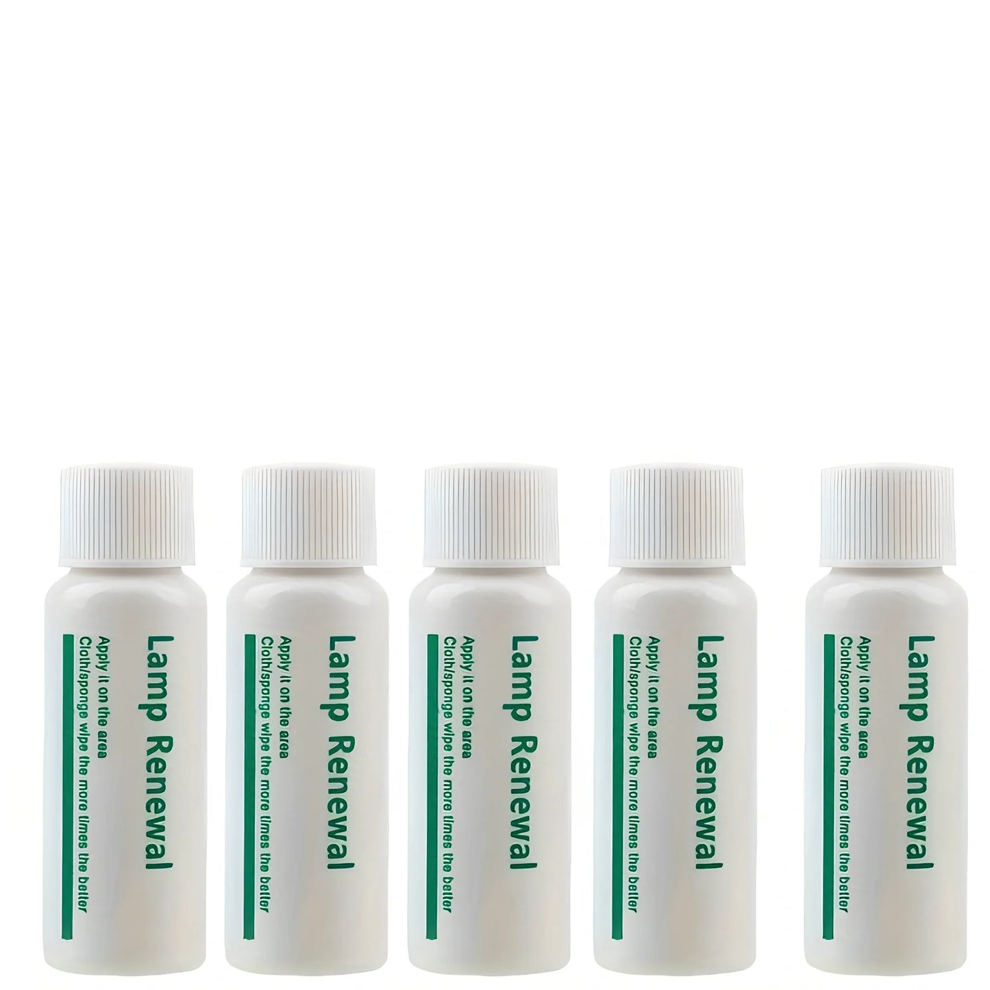 20ml automobile headlight repair liquid bottle for oxidation and yellowing restoration, with sanding steps for clear lenses