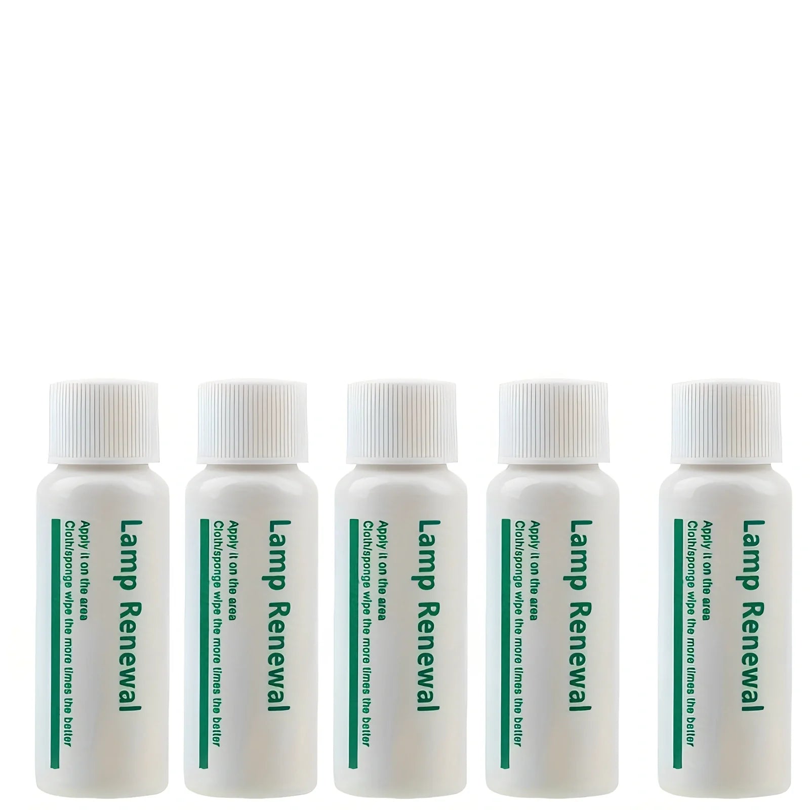 20ml automobile headlight repair liquid bottle for oxidation and yellowing restoration, with sanding steps for clear lenses