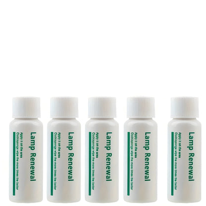 20ml automobile headlight repair liquid bottle for oxidation and yellowing restoration, with sanding steps for clear lenses