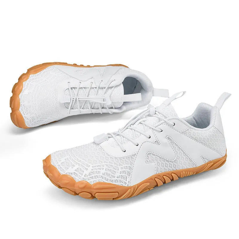 Couple sports climbing shoes with Flyknit lining and rubber sole in multiple colour options