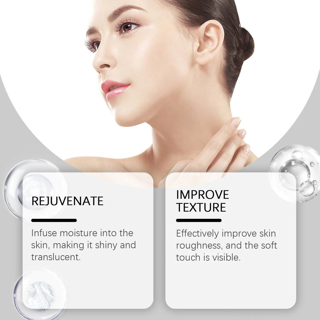 Four collagen tightening facial sheet masks laid flat.
