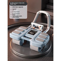 Abdominal wheel with automatic rebound in black for home fitness and body shaping