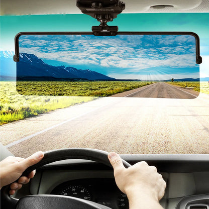 Polarized car sun visor with anti-glare and UV protection features