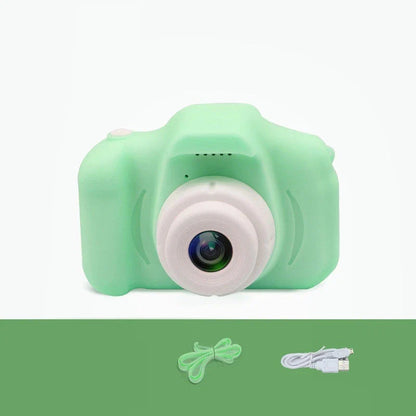 Playful X2 HD Mini Digital Camera for Kids with Durable Silicone Body, Vibrant Display, and Creative Filters