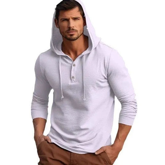 Cotton pullover hoodie sweatshirt in various colours with European and American sizing