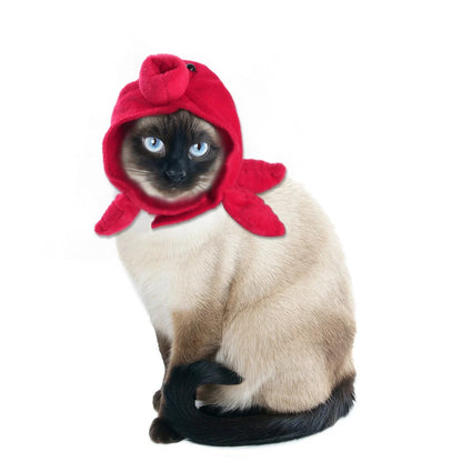 Cartoon-style cloth hat for cats in various designs, perfect for warmth and style