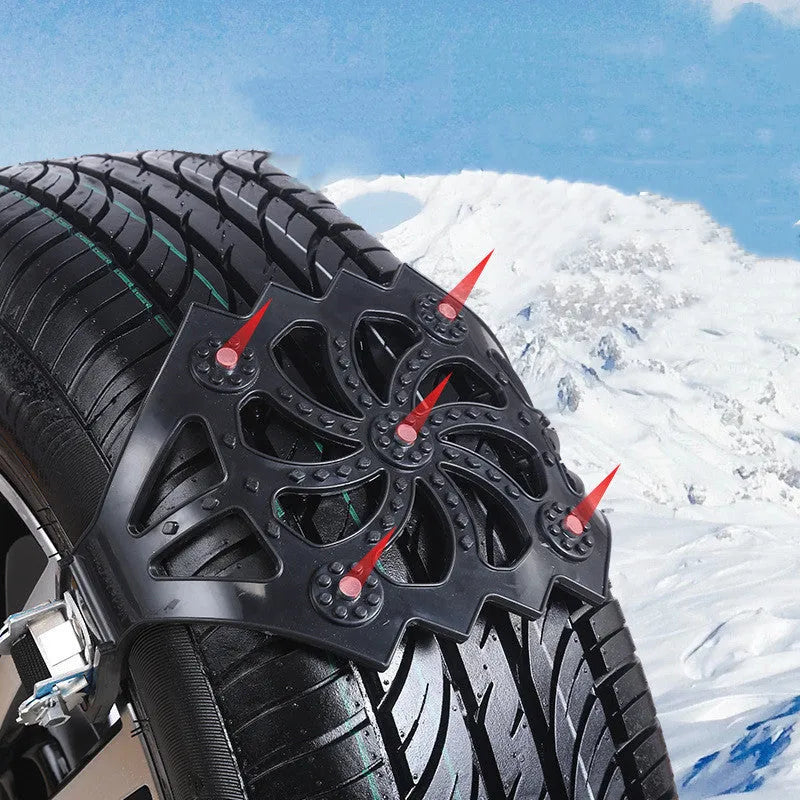 Black car snow chain made of thick Oxford material for GM models winter traction