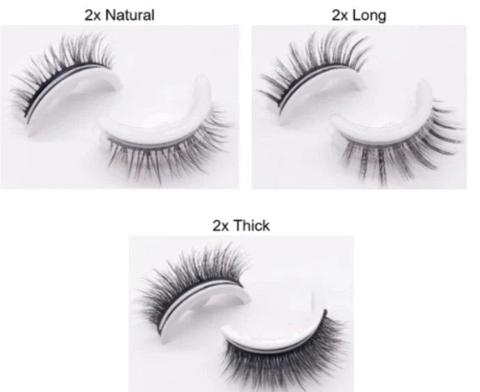 Captivating 3D layered mink-like false eyelashes for bold, voluminous eye makeup looks