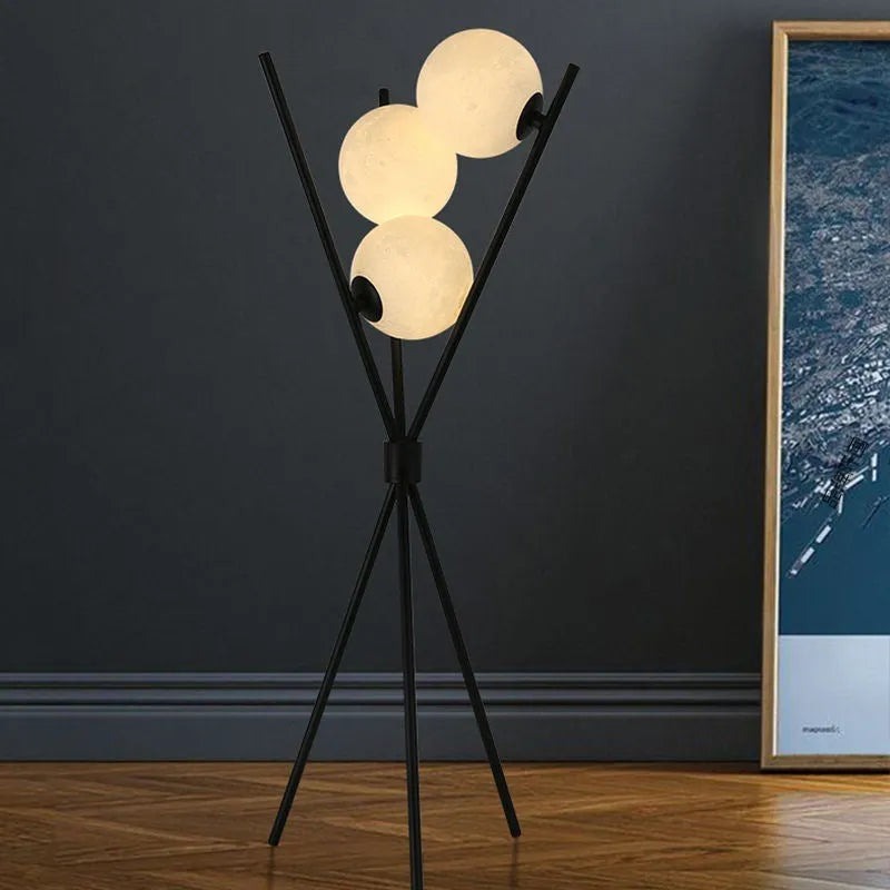 Scandinavian minimalist LED table lamp with iron body and acrylic shade, 220V, push-button switch