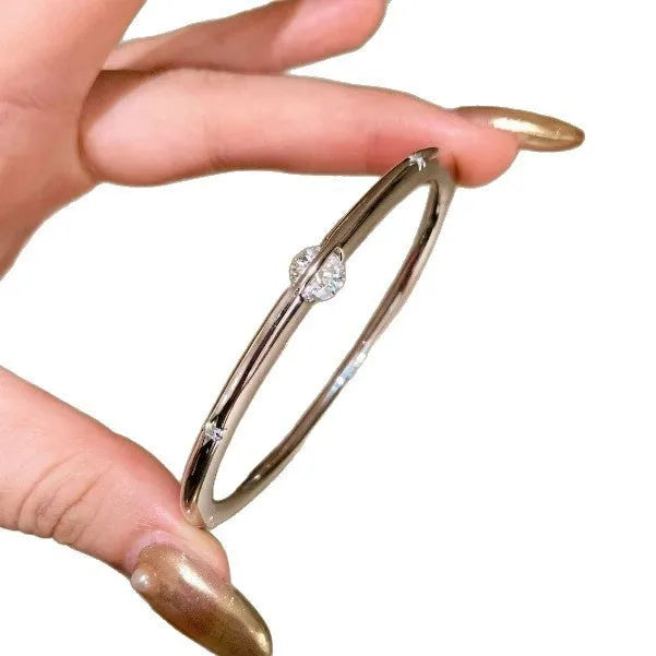 Copper alloy planet star rotation bracelet electroplated gold colour classic style jewellery