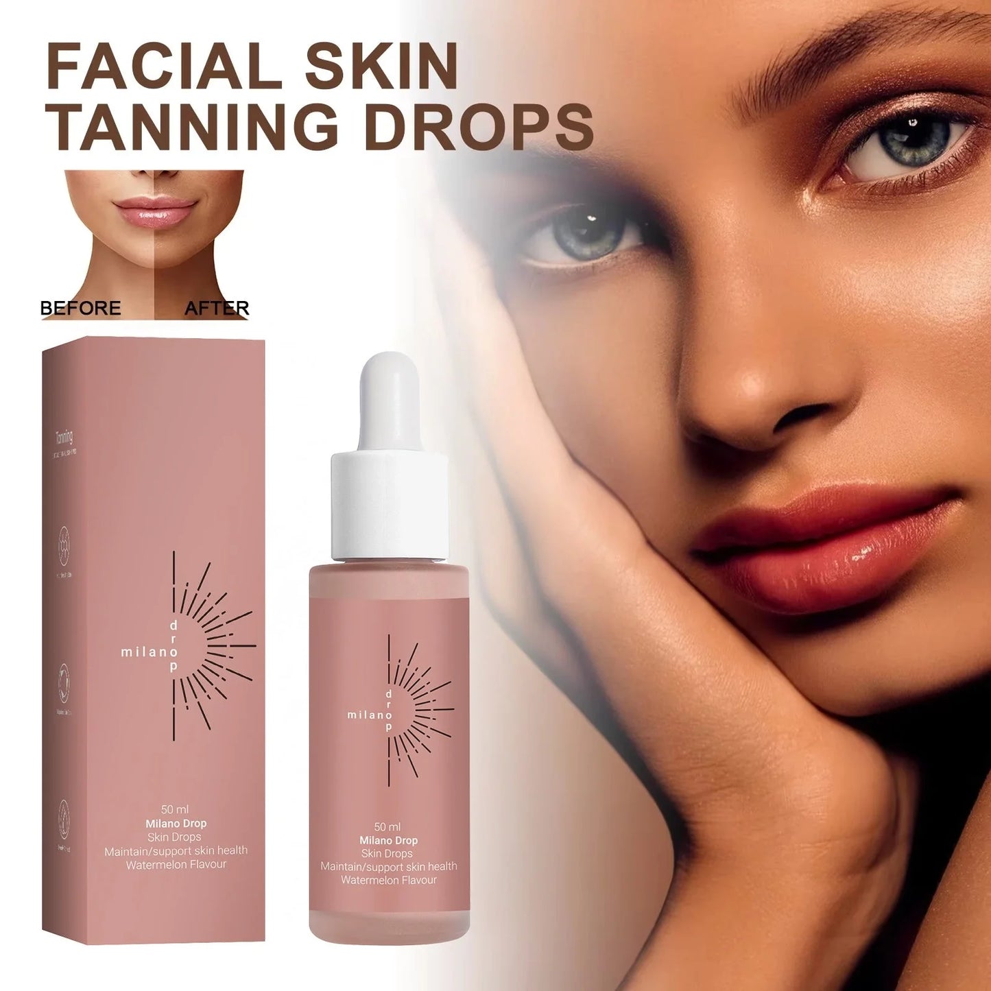 Premium Self-Tanning Serum for a natural, sun-kissed glow without sun exposure