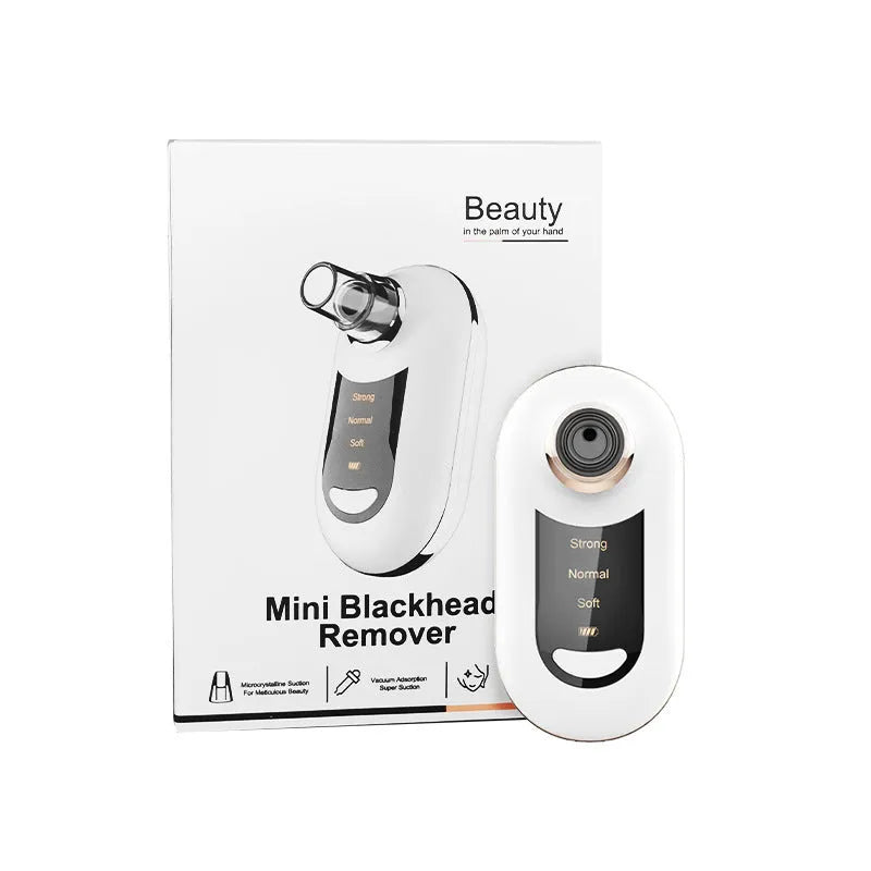 Beauty salon pore vacuum electric blackhead suction device with ABS plating shell in green, pink, red, and white colour options