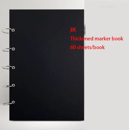 Sketchbook Freehand Sketchbook with open marker paper in various sizes and colours