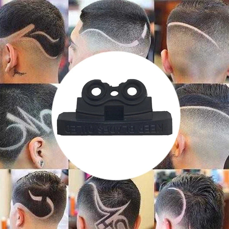 Black POM electric clipper accessories with oil head shear parts for enhanced performance