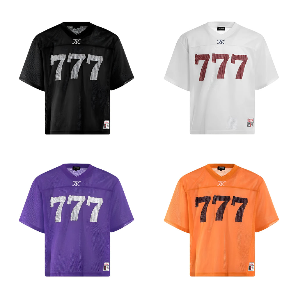 Retro style loose fit summer t-shirt in black, white, purple, or orange colour