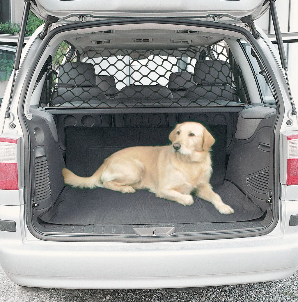 Black mesh dog protective net isolation fence for hatchback car trunk 120cm by 70cm