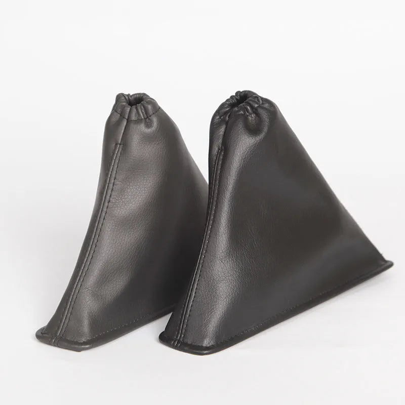 Black leather dust cover for Toyota Corolla gear shift lever