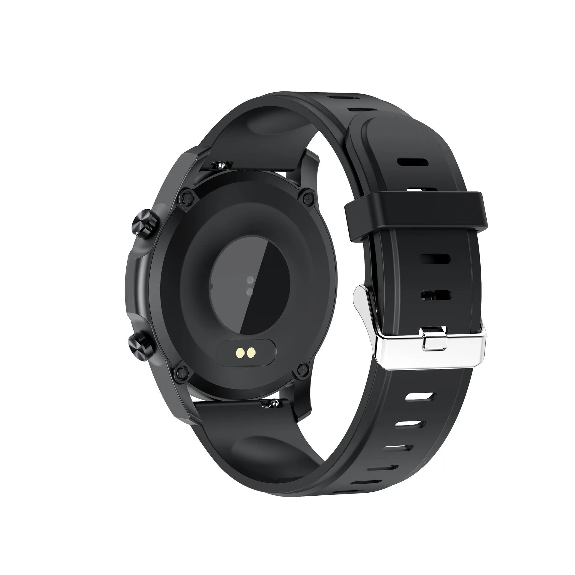 Youth2 black smart bracelet with body temperature monitoring on a wrist