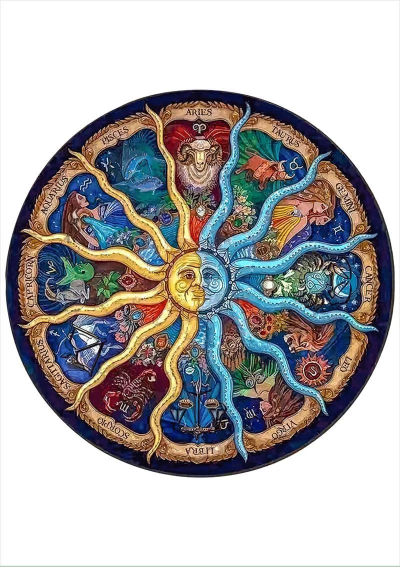 Animal Puzzle Craft Hub A3 Size Wooden Box for puzzle storage and display