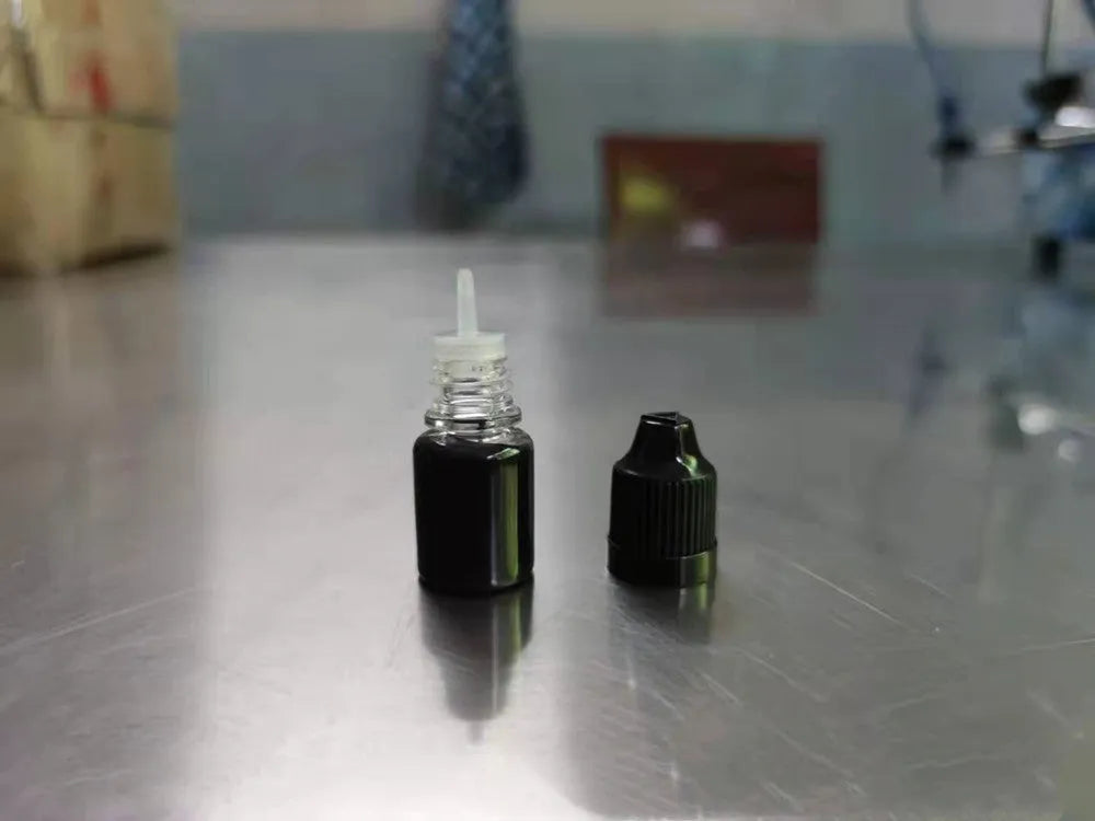 5ml black confidentiality seal ink bottle for privacy stamp with quick-dry printing oil