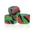 Camouflage pattern facial muscle fitness balls for jaw exercise in transparent two-piece packaging