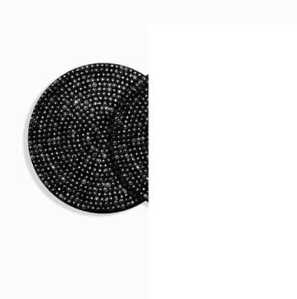 Bling car coasters with crystal rhinestones for cup holders, available in multiple colours