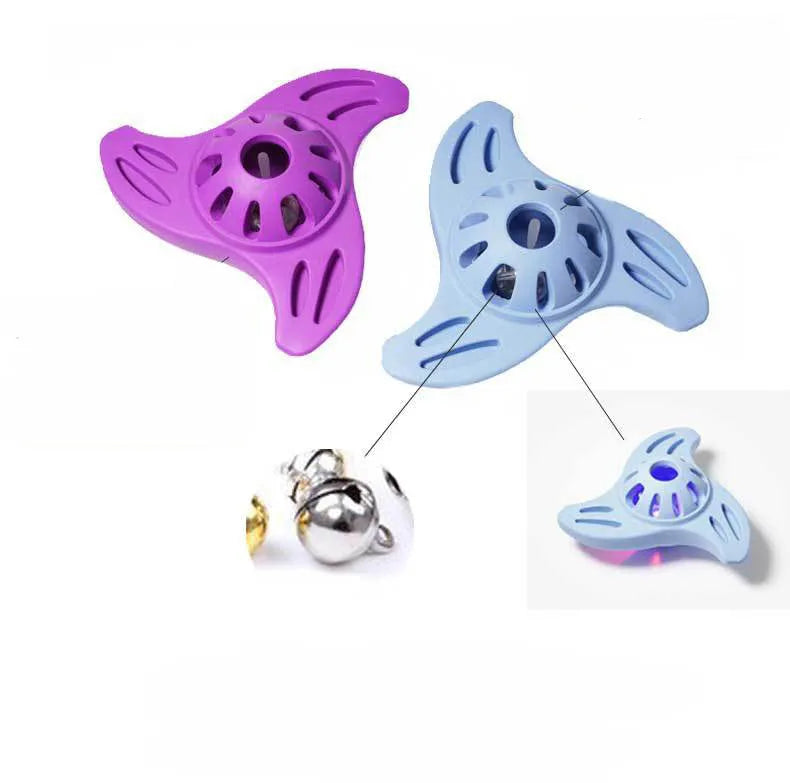 Blue rubber bone molar shaped dog chew toy for medium and large breed dogs
