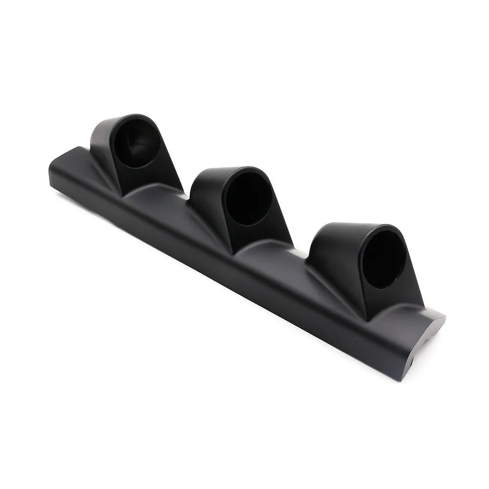 Black ABS plastic universal 52mm instrument stand with three-hole right-drive mounting.