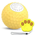 Remote control interactive cat ball toy with motorised rolling and sound effects