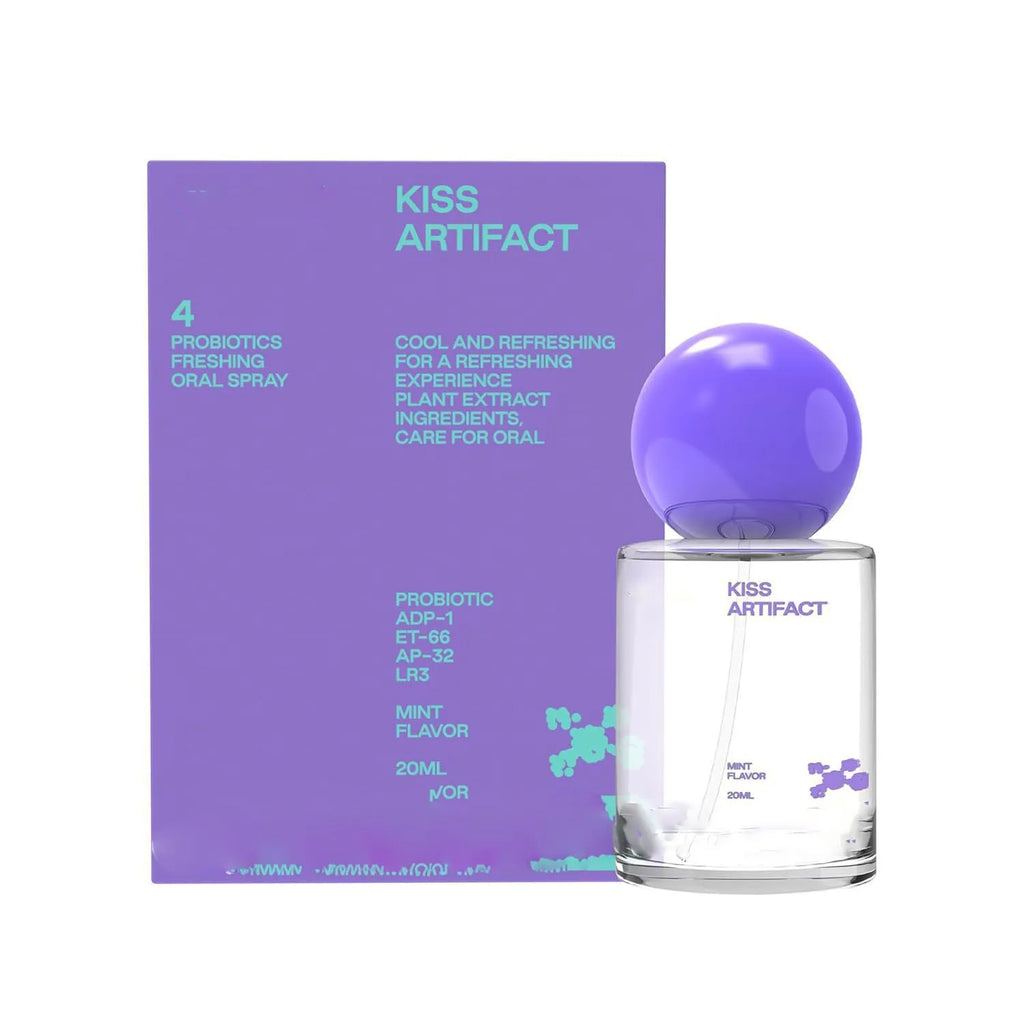 20ml portable oral spray bottle with probiotics for mouth and throat hydration