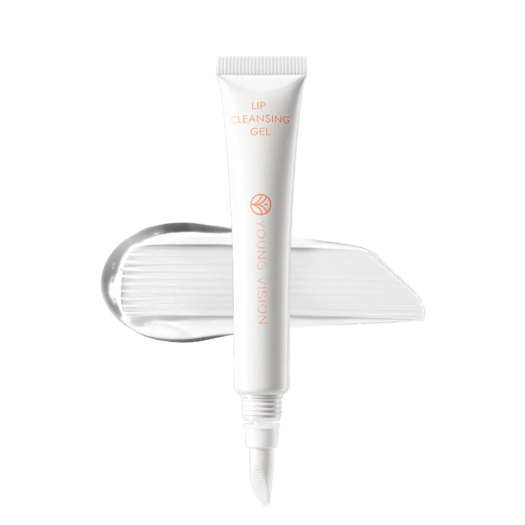 Three-in-one lip makeup remover gel in standard bottle for gentle waterproof makeup removal
