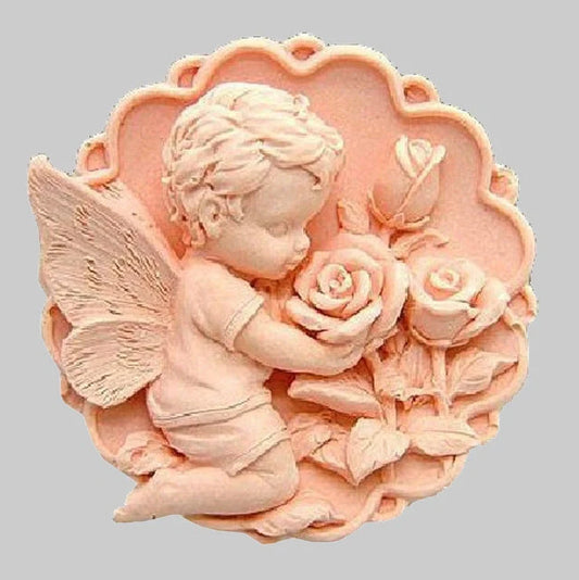ROSEANGEL customisable silicone soap mould for handmade perfumed soap production