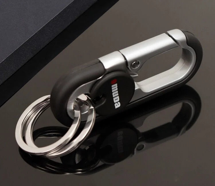 Meida Men's Car Keychain in solid zinc alloy with pastoral style design